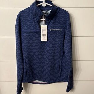 Vineyard Vines Navy Patterned Pullover